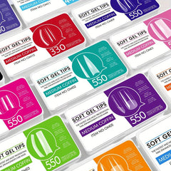 Matte Clear Acrylic Nail Tips for Nail Extension