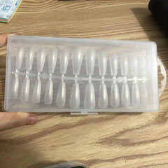 Soft Gel Nail Tips Clear Acrylic Nail Tips Pre-shaped False Nail Tips