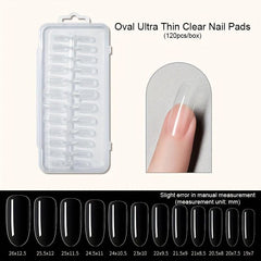 Soft Gel Nail Tips Clear Acrylic Nail Tips Pre-shaped False Nail Tips