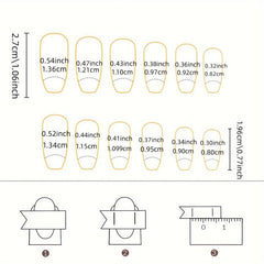 120pcs Half Matte Clear Soft Gel Nail Tips
