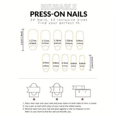 24pcs Glossy Stiletto Nails Nude Pink Almond Easy Apply and Remove