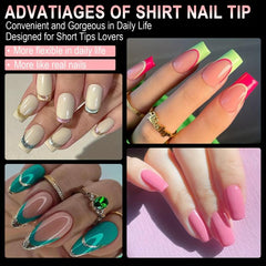 600 Soft Gel Half Matte Clear Acrylic Nail Tips for Nail Extension
