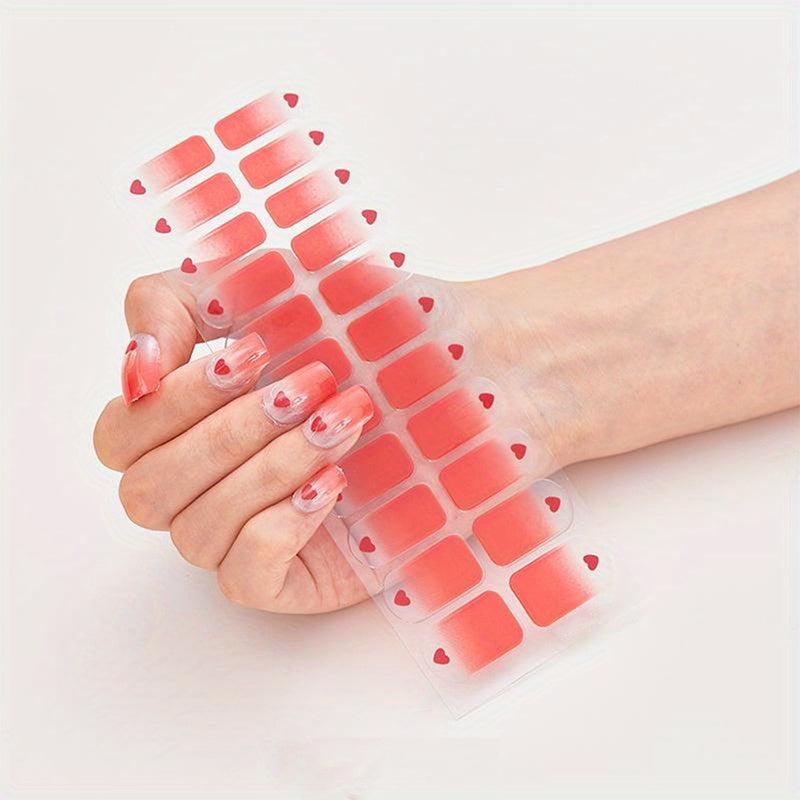 Glitter Nail Wraps Self Adhesive Nail Stickers for Nail Art