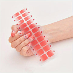 Glitter Nail Wraps Self Adhesive Nail Stickers for Nail Art
