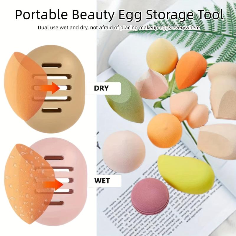 Silicone Beauty Egg Organizer with Drainage