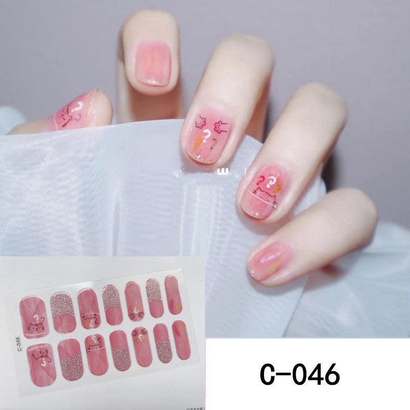 Y2K Nail Strips 3D Full Wraps Self Adhesive Sticker