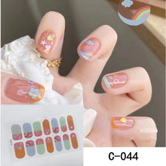 Y2K Nail Strips 3D Full Wraps Self Adhesive Sticker
