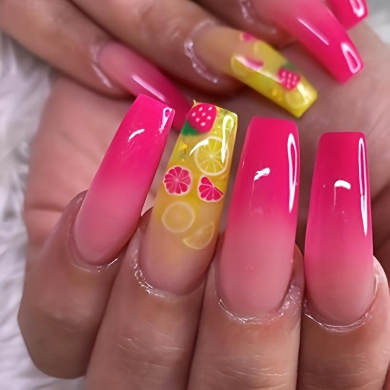 Fruit Shape Polymer Clay Slices for DIY Nail Art and Jewelry