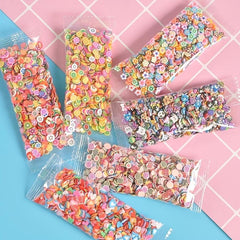 Fruit Shape Polymer Clay Slices for DIY Nail Art and Jewelry