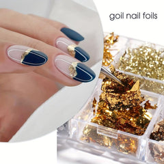 3D Holographic Nail Foil Flakes Glitter for Nail Art