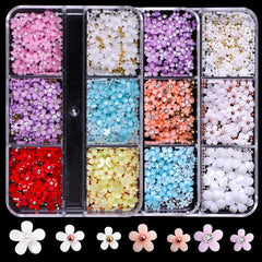 Macaron 3D Flower Nail Art Set