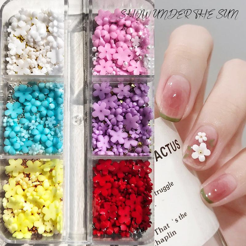 Macaron 3D Flower Nail Art Set