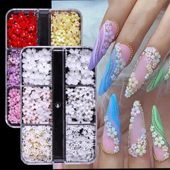 Macaron 3D Flower Nail Art Set