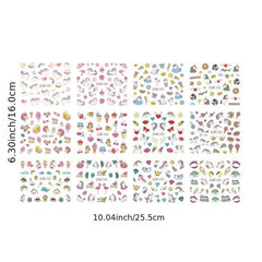 Unicorn Nail Stickers Decals Self Adhesive Nail Art Stickers