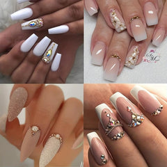 Flatback Nail Pearls Silver Half Round Nail Supplies
