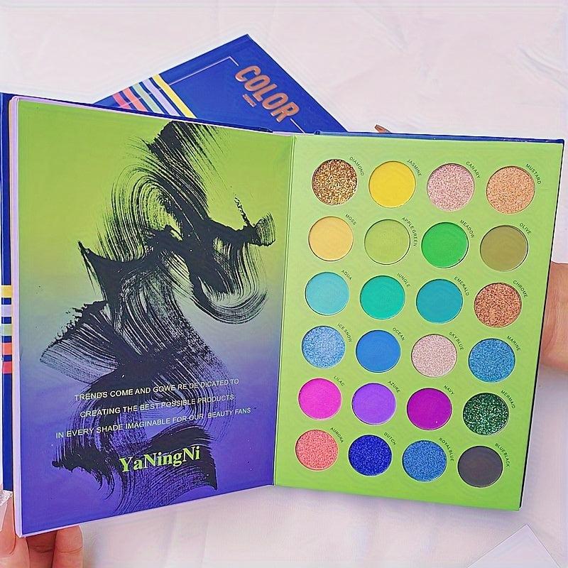 72 Colors Eyeshadow Palette Three Layers Book Eyeshadow