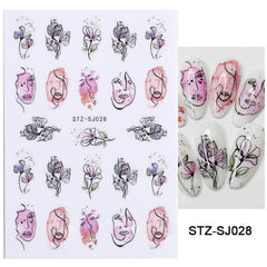 3D Butterfly Nail Art Stickers Self Adhesive Decals For DIY Or Salon