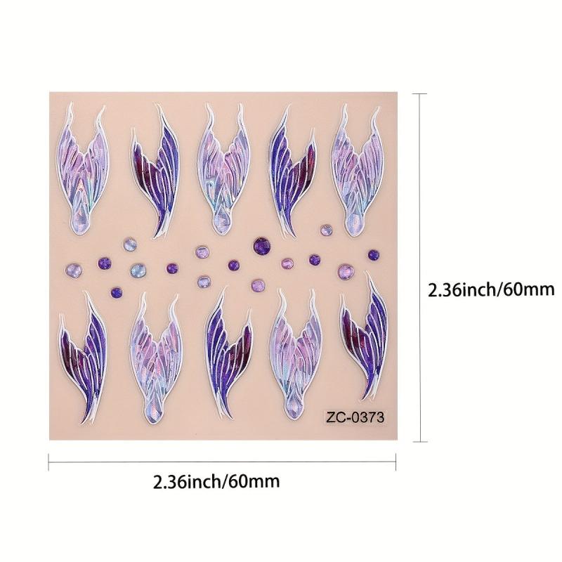 Cartoon Nail Art Stickers Self Adhesive Decals for DIY Nail Decoration