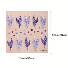 Cartoon Nail Art Stickers Self Adhesive Decals for DIY Nail Decoration