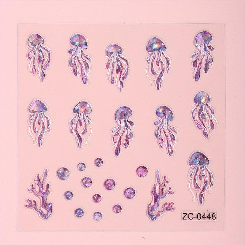 Cartoon Nail Art Stickers Self Adhesive Decals for DIY Nail Decoration