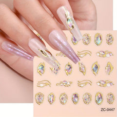 Cartoon Nail Art Stickers Self Adhesive Decals for DIY Nail Decoration