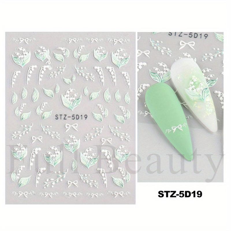Gradient Butterfly Nail Stickers Self Adhesive Decals