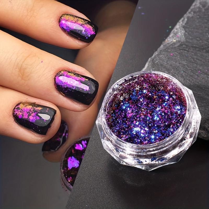 Chameleon Nail Glitter Flakes Sequin Paillette DIY Nail Art