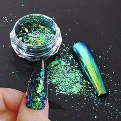 Chameleon Nail Glitter Flakes Sequin Paillette DIY Nail Art