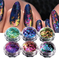 Chameleon Nail Glitter Flakes Sequin Paillette DIY Nail Art