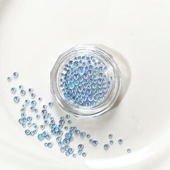 Mermaid Bubble Bead Nail Art Decoration Mixed Size Manicure Charms
