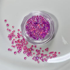 Mermaid Bubble Bead Nail Art Decoration Mixed Size Manicure Charms
