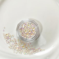 Mermaid Bubble Bead Nail Art Decoration Mixed Size Manicure Charms