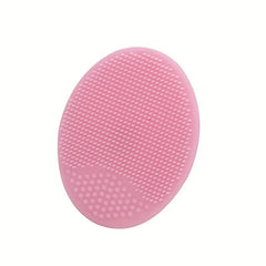 2pcs Silicone Face Cleansing Brush Handheld Scrubber For Massage Pore Cleansing