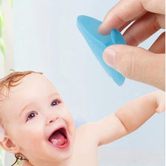 2pcs Silicone Face Cleansing Brush Handheld Scrubber For Massage Pore Cleansing