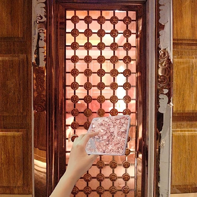 100 Decorative Copper Foil Sheets for Craft Gilding Art Decoration