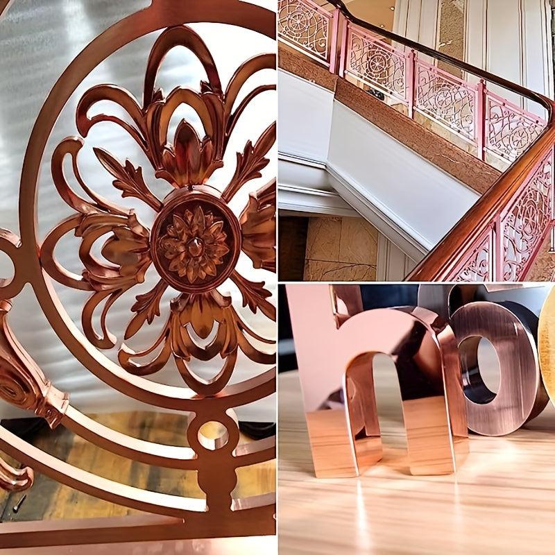 100 Decorative Copper Foil Sheets for Craft Gilding Art Decoration
