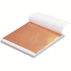 100 Decorative Copper Foil Sheets for Craft Gilding Art Decoration