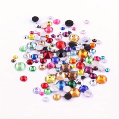 1000Pcs 3D Glass Nail Stones Crystal AB Rhinestones