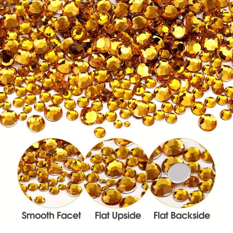 100Pcs Colorful Flat Back Crystal Rhinestones Nail Art Decorations