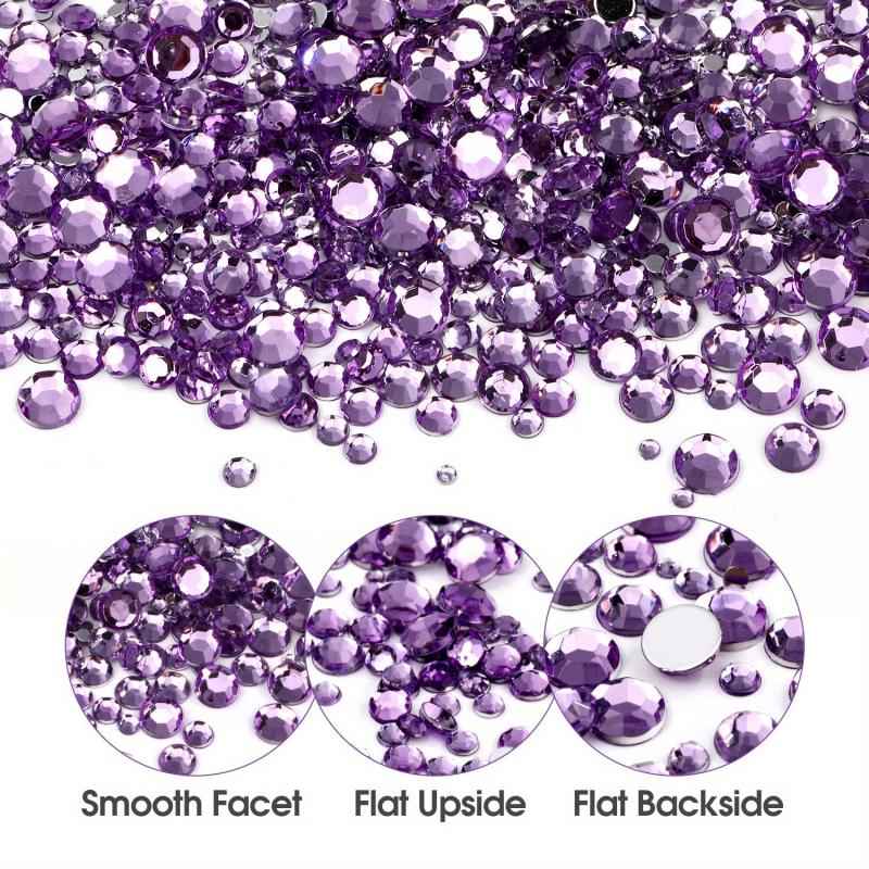 100Pcs Colorful Flat Back Crystal Rhinestones Nail Art Decorations