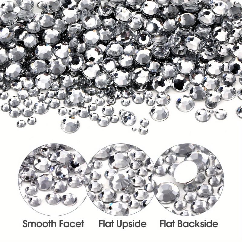 100Pcs Colorful Flat Back Crystal Rhinestones Nail Art Decorations