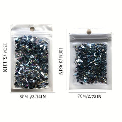 500pcs 3D Marquise Acrylic Rhinestones for Nail Art and Decorations