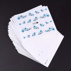 Water Transfer Nail Art Decals Butterfly Flower Designs DIY Beauty Tool Decor