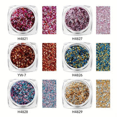 Holographic Chunky Glitter Sequins for Makeup Face Body Eye Hair