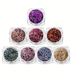 Holographic Chunky Glitter Sequins for Makeup Face Body Eye Hair