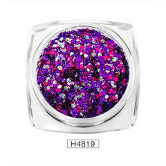 Holographic Chunky Glitter Sequins for Makeup Face Body Eye Hair