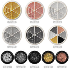 Stainless Steel Mini Balls Nails Art Decorations Nail Caviar Beads Studs