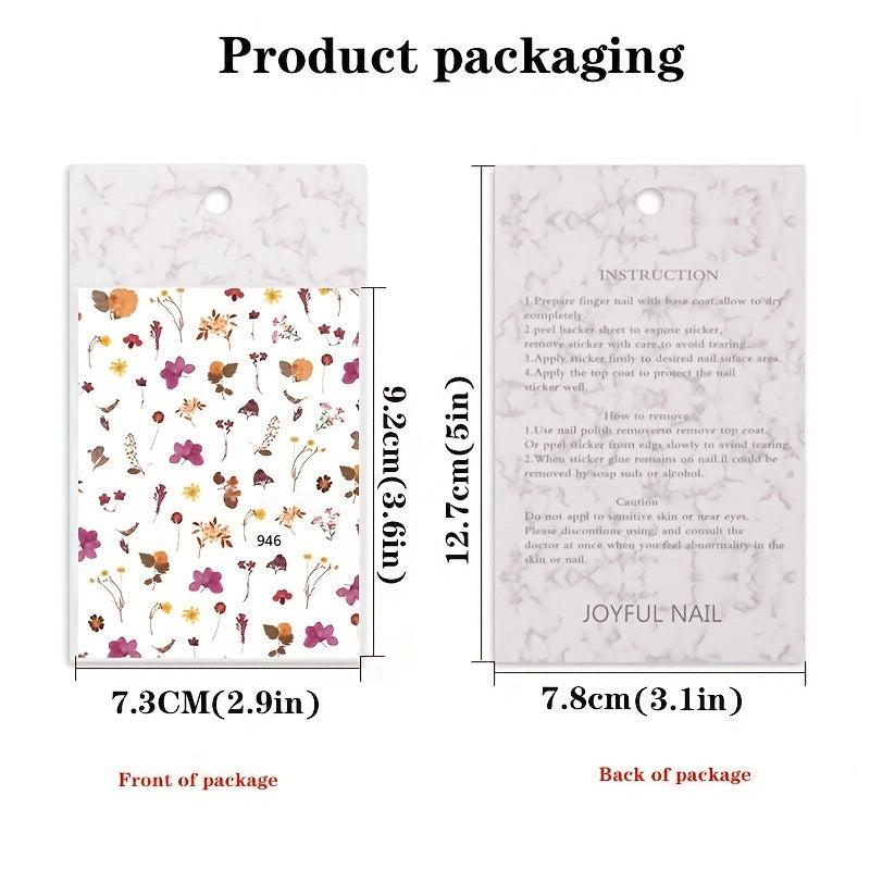 Y2K 3D Star Nail Art Sticker Gold&Silver Decorative Slider DIY