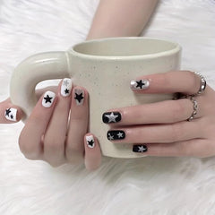 Y2K 3D Star Nail Art Sticker Gold&Silver Decorative Slider DIY