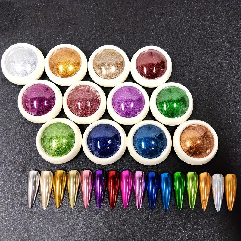 Mirror Powder Nail Decorations Beauty Nail Glitter Powder